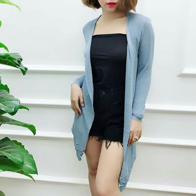Áo khoác cardigan len mỏng siêu xinh