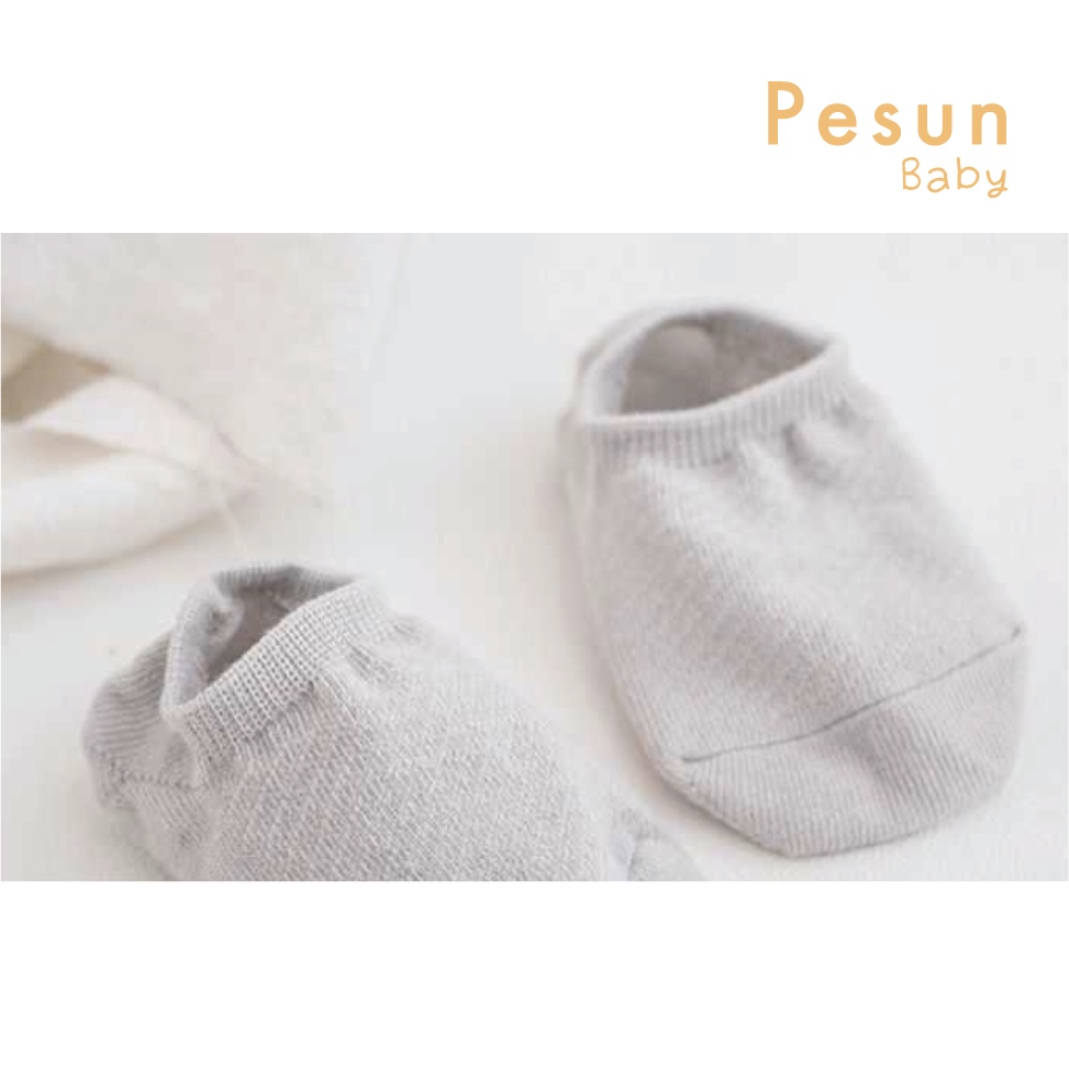 I Tất Màu Trơn Chống Trượt Cho Bé 0-3 Tuổi