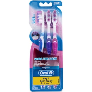 Bàn chải đánh răng Oral-B Micro-Thin Clean siêu mềm mảnh
