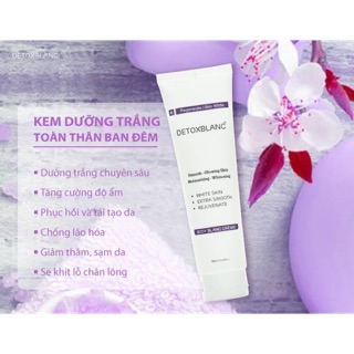 Kem dưỡng body đêm detox blanc