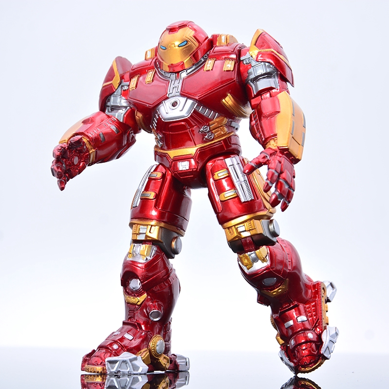 Mô hình đồ chơi nhân vật Avengers Iron Man Hulk bằng PVC có đèn LED cho trẻ em