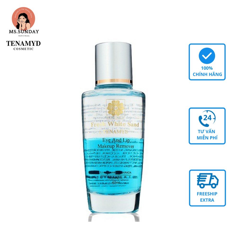 Nước tẩy trang cho mắt và môi- Tenamyd- FWS Eye and Lip Makeup Remover - 60ml