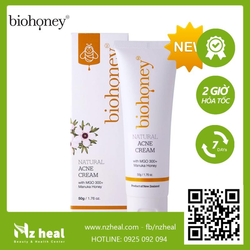 Kem Mật Ong Biohoney Natural Acne Cream Cho Da Mụn 50g