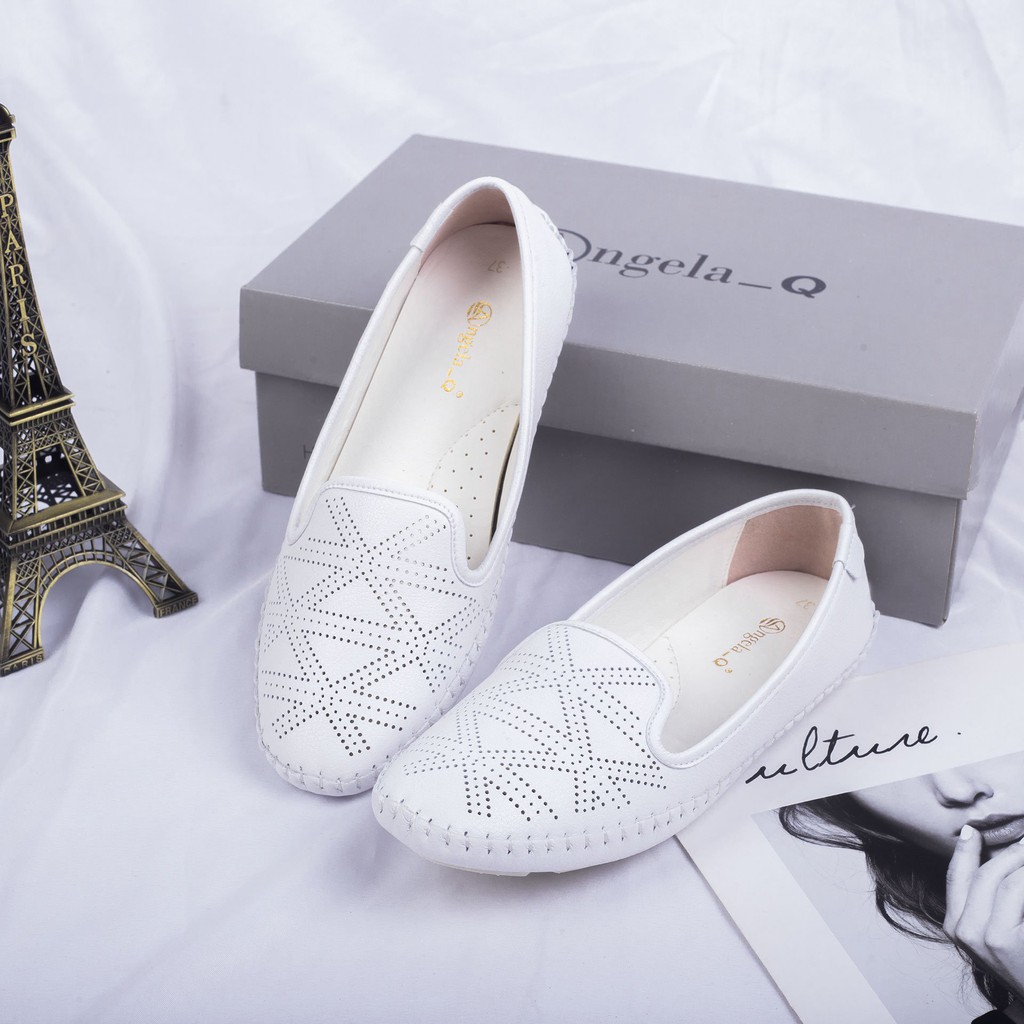 [CÓ SẴN] GIÀY MỌI THƯƠNG HIỆU ANGELA-Q, DA THẬT, GIÁ XƯỞNG, MÃ BB01  BẢO HÀNH ĐẾ VÀ KEO TRỌN ĐỜI | BigBuy360 - bigbuy360.vn