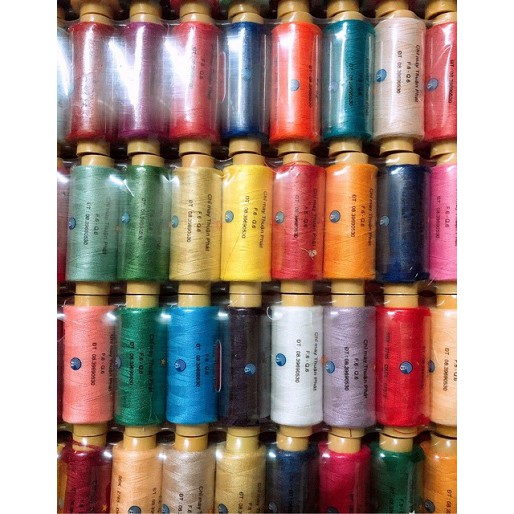 Set 10 Cuộn Chỉ May Lõi Nhỏ 400m Nhiều Màu