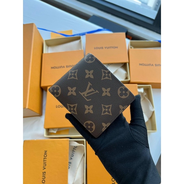 Ví Nam LV Size 11.5cm Super Fullbox túi vải bill