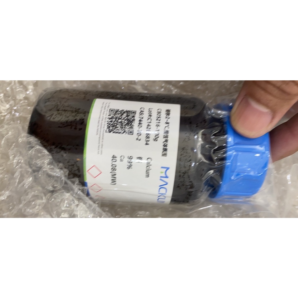 Hóa chất Calcium kim loại 99% lọ 100g CAS 7440-70-2 Ca