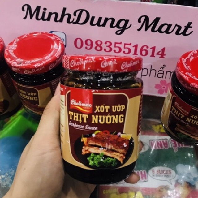 Xốt ướp thịt nướng Cholimex hũ thủy tinh