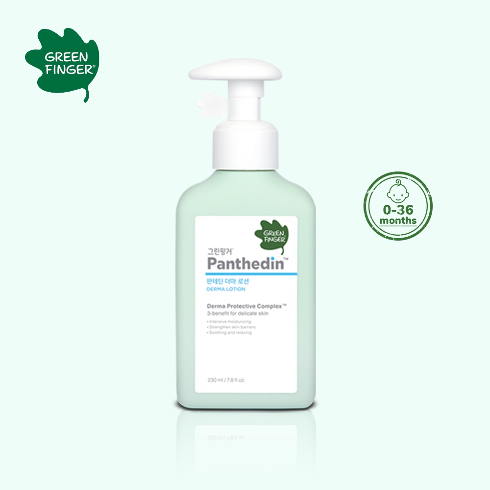 Sữa Dưỡng Thể Dưỡng Ẩm Cao Cấp cho bé (0-36 tháng) Greenfinger Panthedin Derma Lotion 230ml (1 chai)