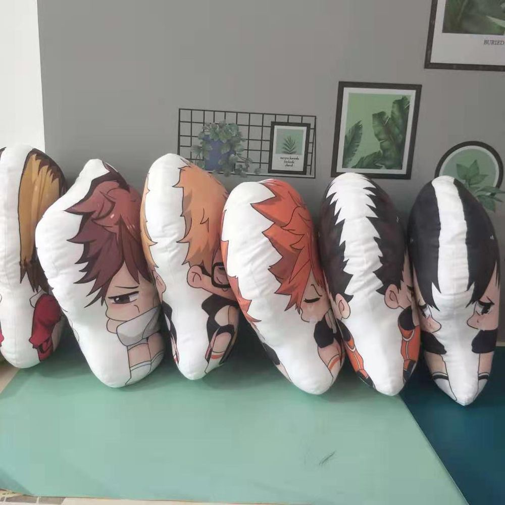 Móc khóa hình thú nhồi bông Haikyuu mini dễ thương