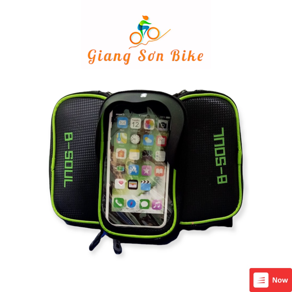 Túi treo khung xe đạp BSOUL, túi đựng đồ đeo sườn xe đạp thể thao nhỏ gọn, chống nước - GIANG SƠN BIKE