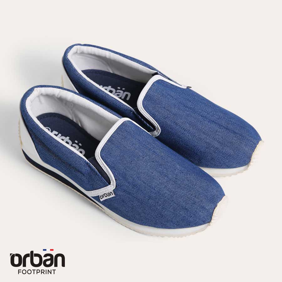 Giầy slipon nữ Urban UL1606 Xanh bò