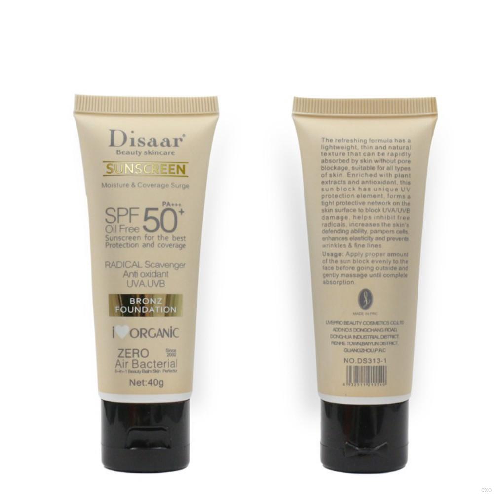 [Hàng mới về] Kem chống nắng DISAAR SPF50 PA ++ BB cream cho mặt và cơ thể