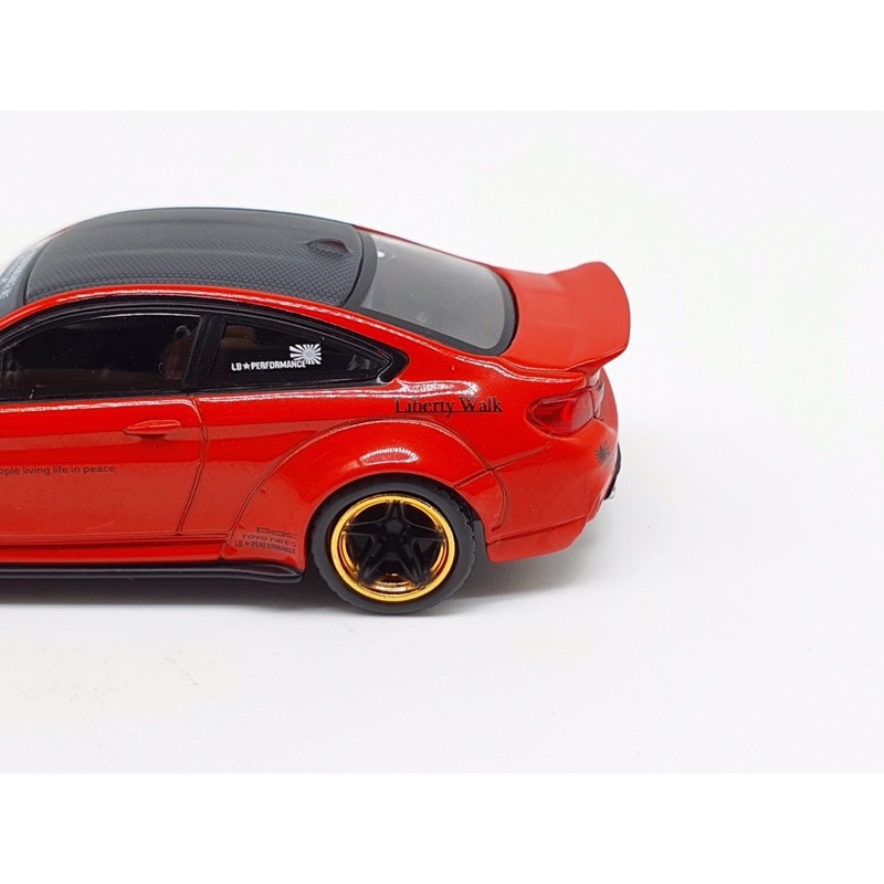 Xe Mô Hình BMW M4 Copper Wheel 1:64 MiniGT ( Đỏ )