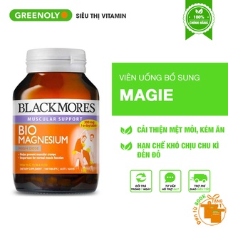 Blackmores Viên Uống Hỗ Trợ Bổ Sung Magie Tự Nhiên Bio Magnesium 100 Viên