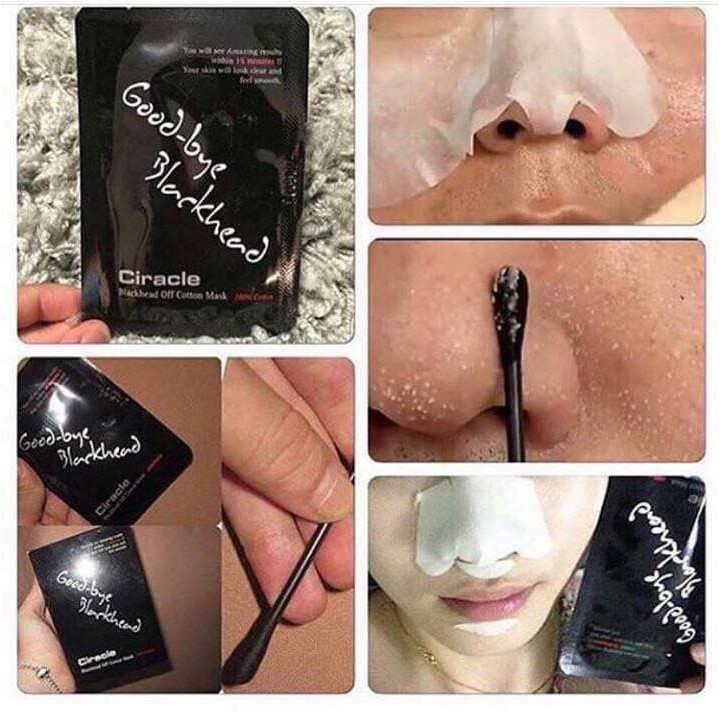 MẶT NẠ Goodbye Blackhead Ciracle - Blackhead Off Cotton Mask