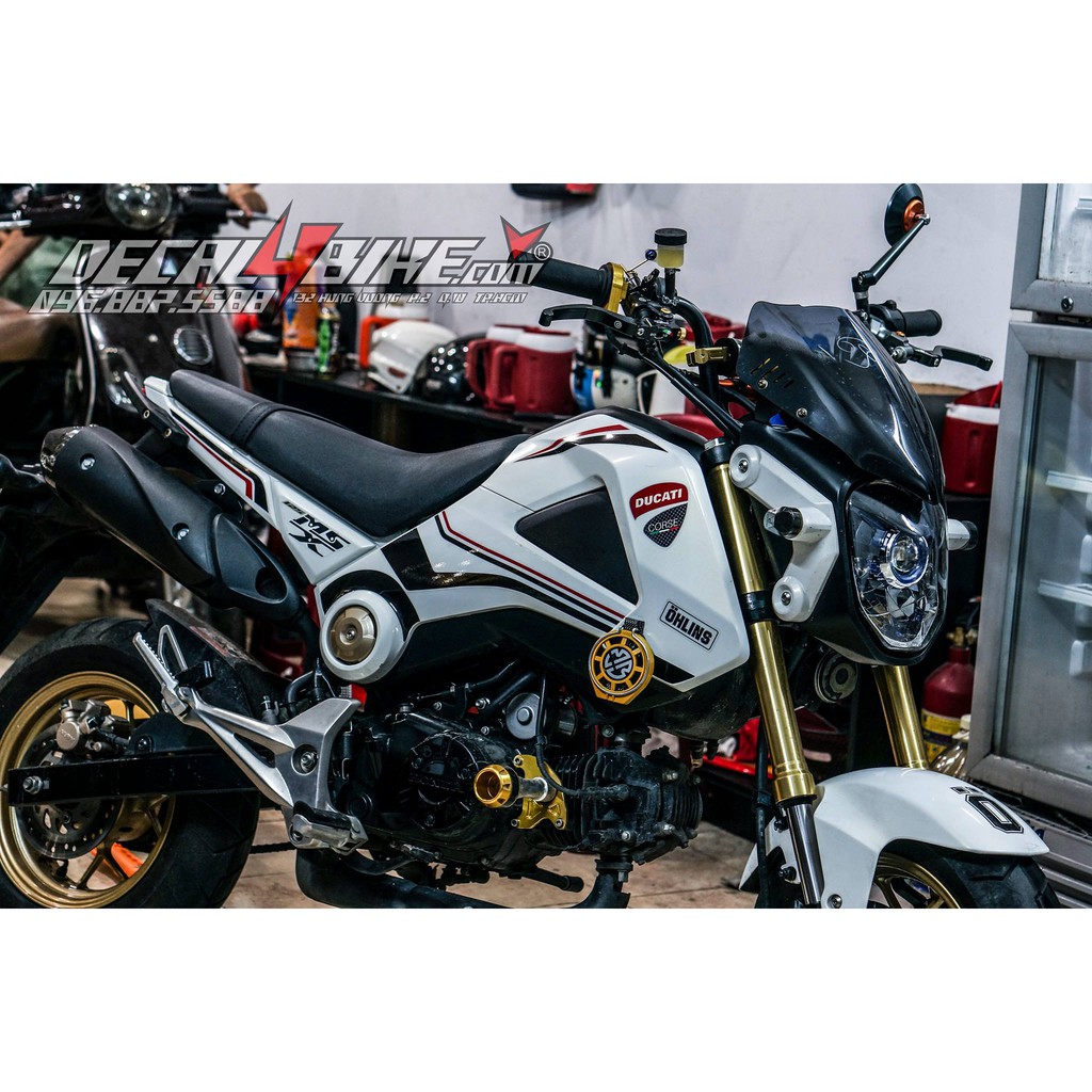 Tem rời xe MSX DUCATI CORSE