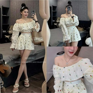 Ảnh thật bigsize minstore.vn set bố nơ dạ