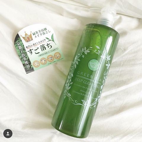 GEL TẨY TRANG TRÀ XANH - GREEN TEA DEEP CLEANSING SANTA MARCHE NHẬT BẢN 400ml | BigBuy360 - bigbuy360.vn