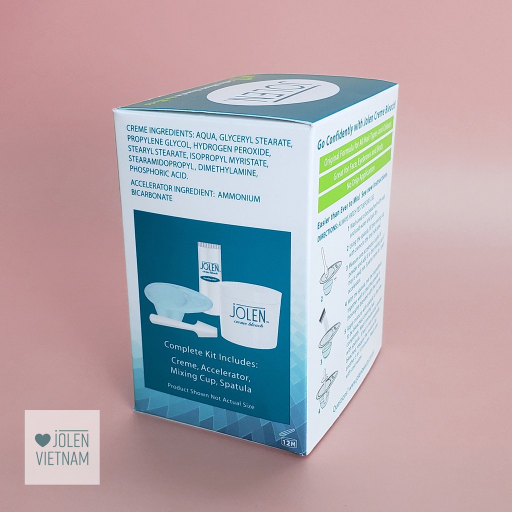 Kem Tẩy Màu Lông Jolen 37gr - Nhập UK (Kem Làm Nhạt Màu Lông) | BigBuy360 - bigbuy360.vn