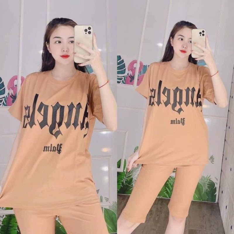 Đồ bộ thun nữ cotton đồ mặc nhà thoải mái