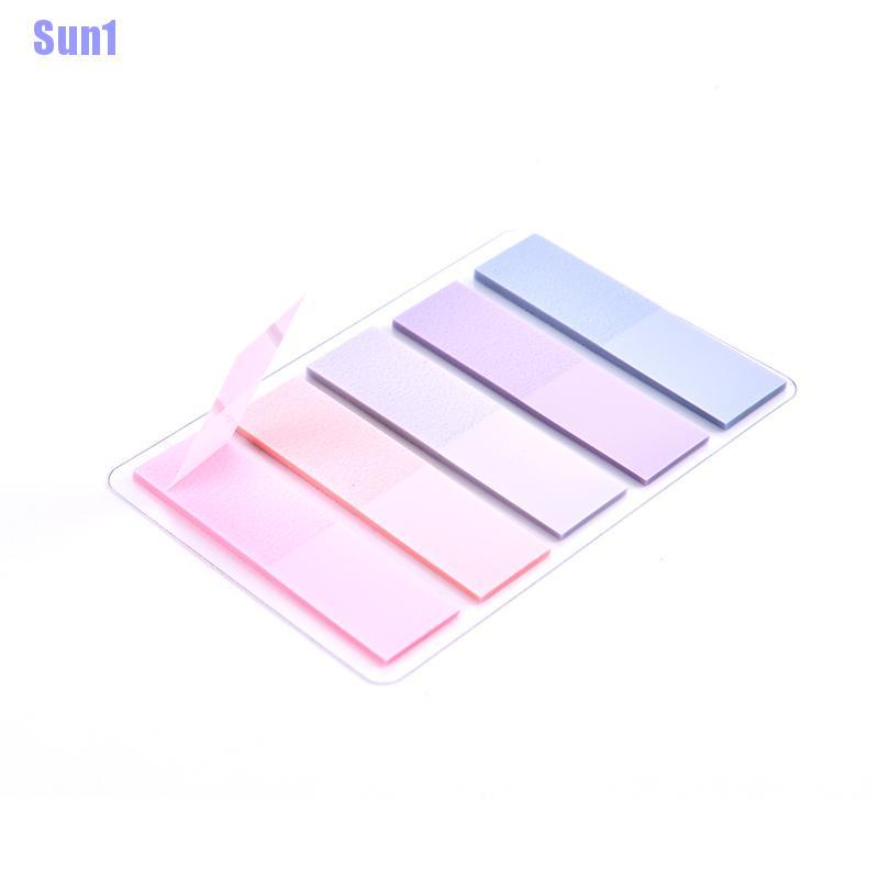 Giấy dán ghi chú bằng chất liệu PET trong suốt màu huỳnh quang hình mũi tên