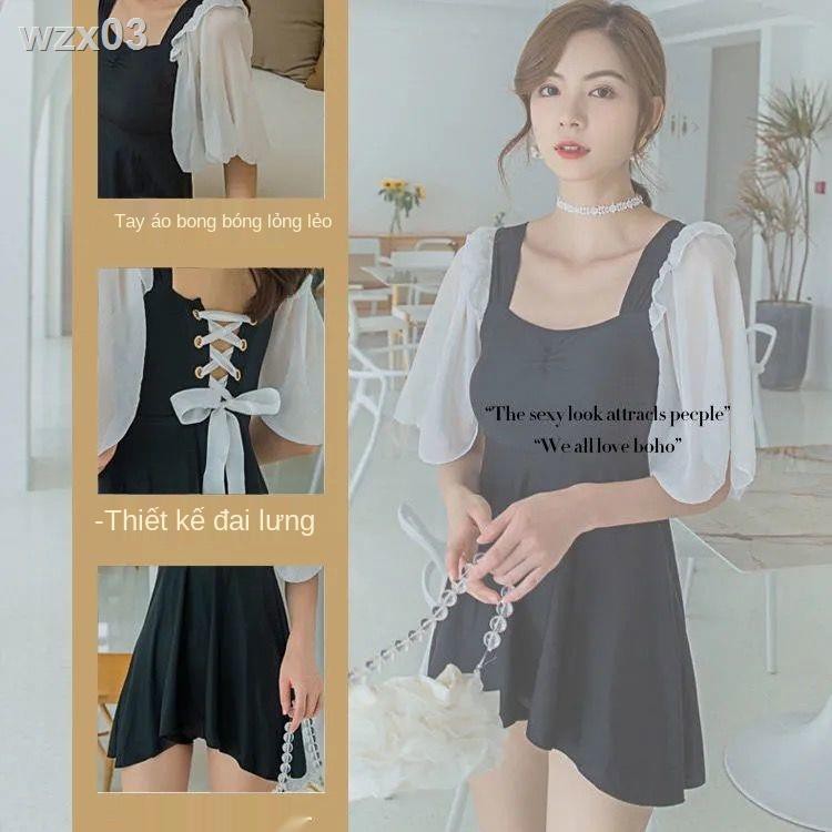 Fairy Fan Hàn Quốc áo tắm một mảnh nữ sinh 2021 new suối nước nóng bảo thủ giảm béo che bụng | BigBuy360 - bigbuy360.vn