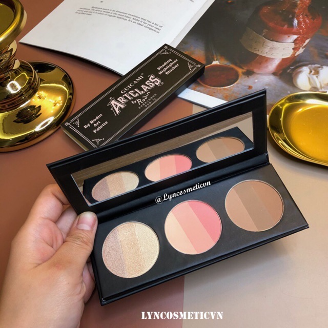 Bảng tạo khối - má hồng - hight light Guicami