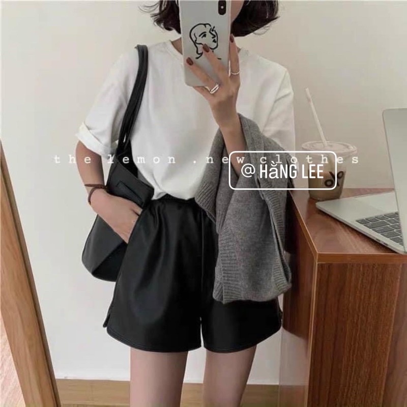 ( SẴN )  Quần sooc da hot hitttt | BigBuy360 - bigbuy360.vn