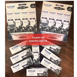 🎈🎈Kem đánh răng Crest 3D White USA Charcoal than hoạt tính