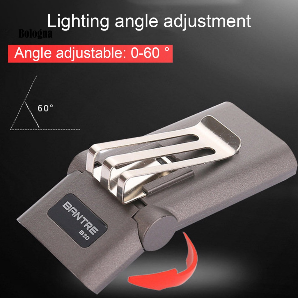 Đèn Kẹp Mũ Lưỡi Trai Cảm Ứng Có Thể Sạc Lại Dành Cho Câu Cá