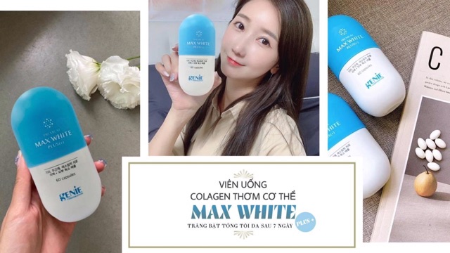 VIÊN UỐNG MAX WHITE PLUS GENIE 2020 | BigBuy360 - bigbuy360.vn