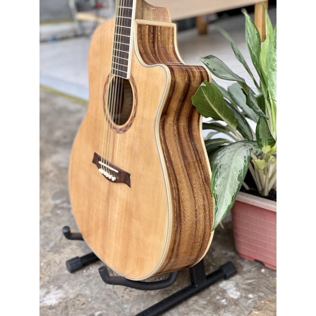 Đàn Guitar Acoustic Gỗ Điệp Nguyên Tấm MÃ KL-257
