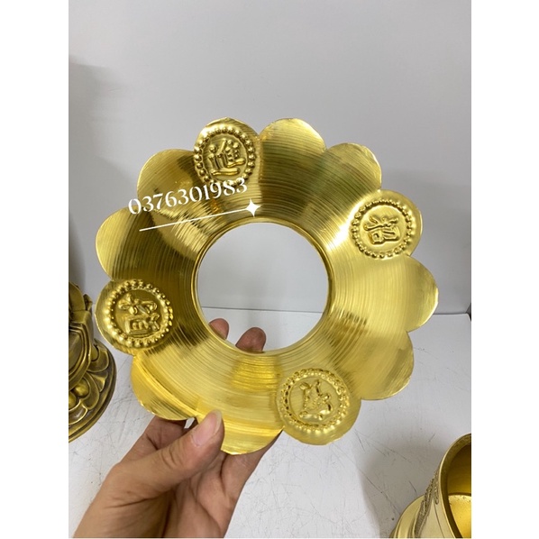 Đĩa hứng tàn hương, nhang bằng đồng nguyên chất