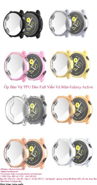 Ốp Galaxy Active Bảo Vệ Full Màn Viền - TPU Cao Cấp