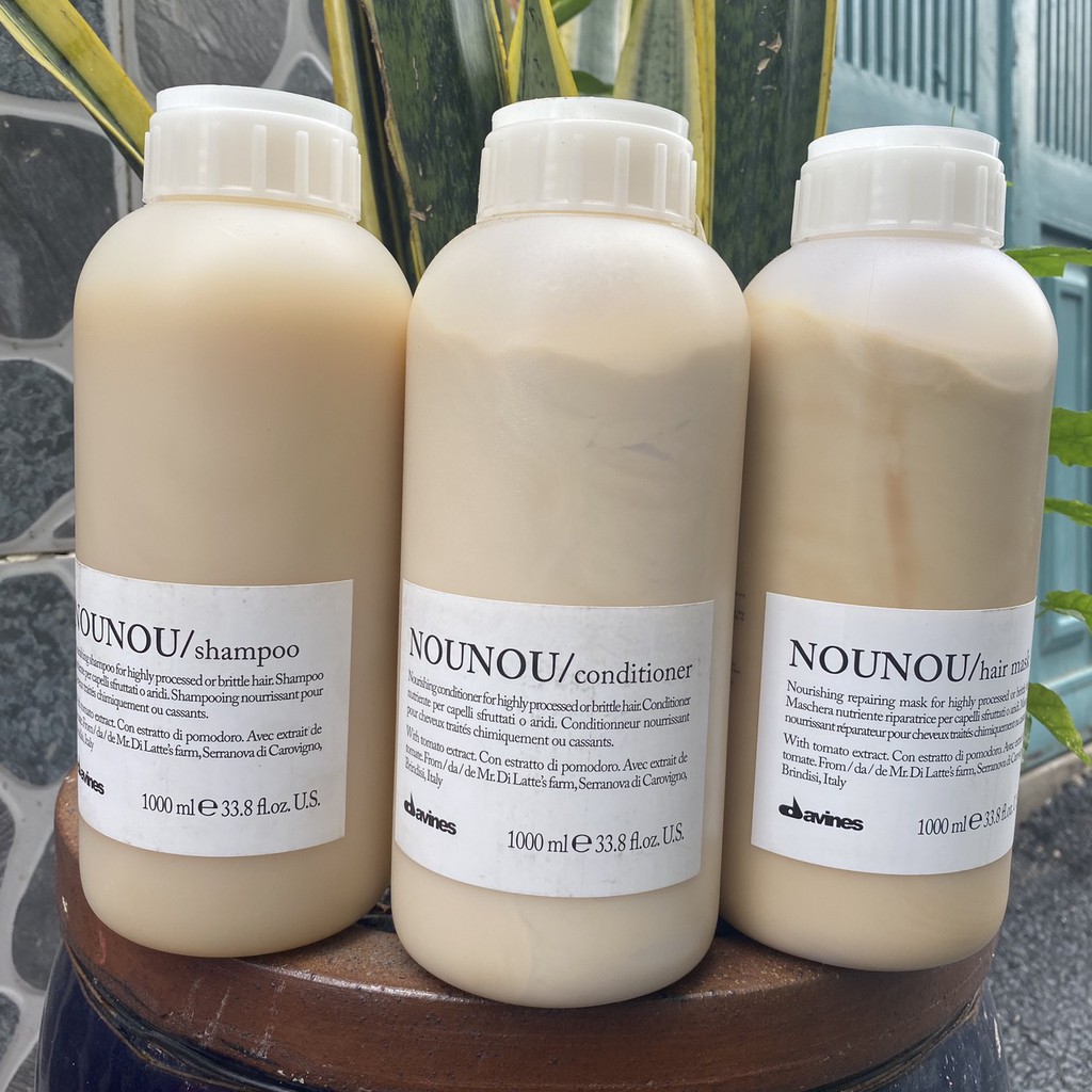 Dầu xả phục hồi tóc hư tổn Nounou Davines Conditioner 1000ml