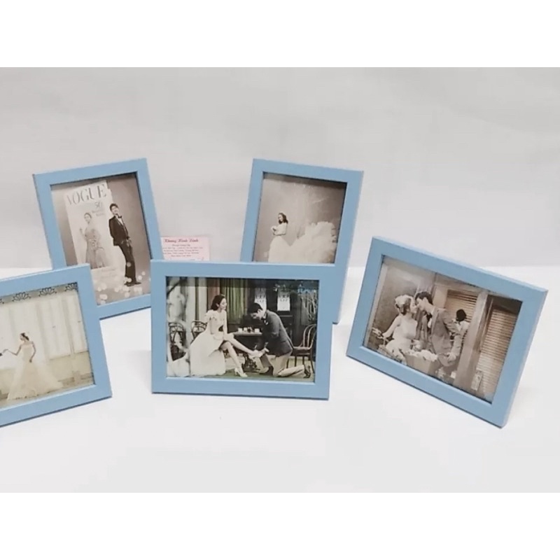 Khung ảnh để bàn  chất liệu an toàn, màu sắc vintage, khung ảnh decor cho căn phòng tươi sáng hơn