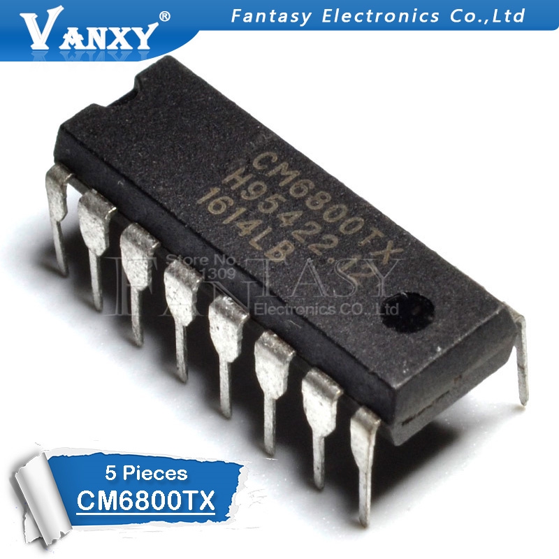 Set 5 Linh Kiện Điện Tử Cm6800 Dip16 Cm6800Tx Dip-16 Cm6800G Cm6800I Dip