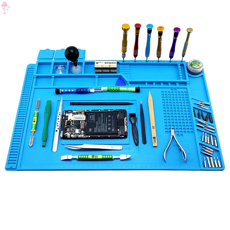 Thảm Silicone Nam Châm Cách Nhiệt Cho Máy Tính Sửa Chữa