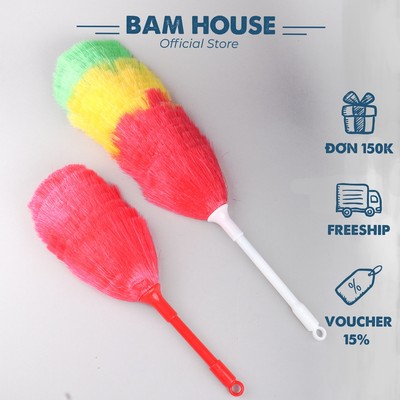 Chổi quét bụi lông mềm Canary Duster Bam House nhiều kích thước cao cấp CQ01