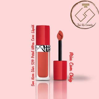Son Kem Dior 539 Petal Ultra Care Liquid Màu Cam Cháy