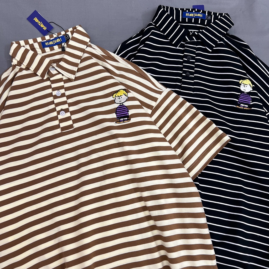 Áo thun polo tay lỡ MEANSTORE phông Unisex nam nữ tee oversize form rộng pull Ulzzang Hàn Quốc vải mềm