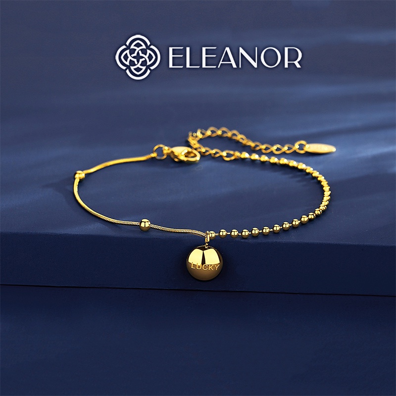 Vòng tay nữ layer titan Eleanor Accessories dây mảnh basic phụ kiện trang sức 5787