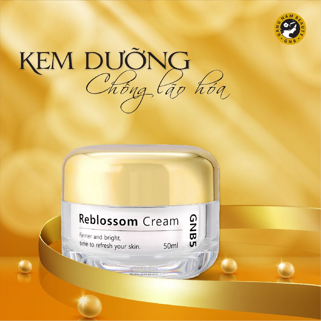Kem dưỡng sáng da, chống lão hóa ban đêm GNB5 Reblossom Cream 50ml