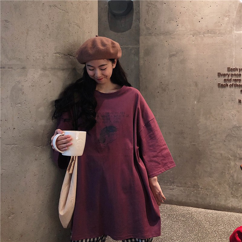 Áo thun nữ form rộng 🔥FREESHIP🔥 Áo thun nữ đẹp Syle Ảnh Kèm Chữ Thời Trang Tiktok 2020 | BigBuy360 - bigbuy360.vn