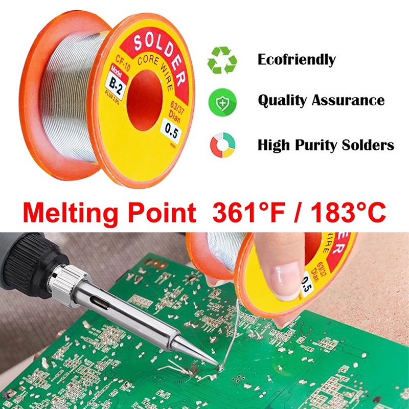Cuộn Dây Hàn Thiếc 0.6 / 0.8 / 1MM 2.0% 50g Chuyên Dụng