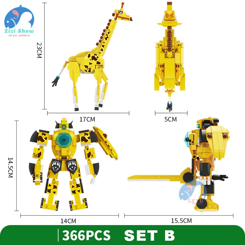 Đồ Chơi Lắp Ráp Lego Robot Biến Hình Sáng Tạo Cho Bé