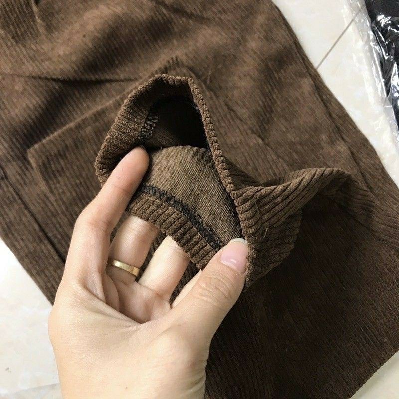 Quần Nhung Hót Hít-Dáng Baggy Chất Đẹp