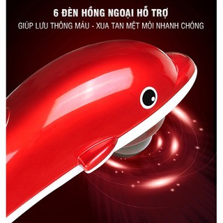 Máy massage cầm tay điện tử cá heo