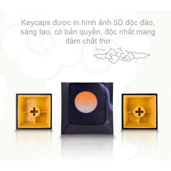 Bàn phím cơ không dây newmen GM1000 v2  3 mode hotswap Gateron Pro,KailhBox switch Bảo hành 3 năm